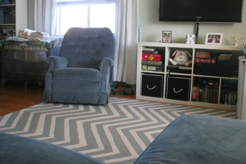 New rug and chair